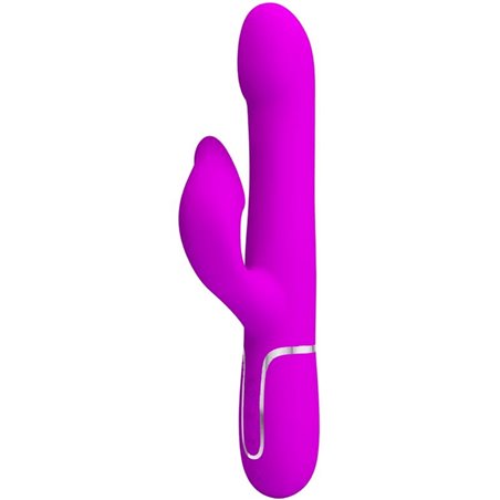 Pretty Love Falin - Vibratore Rabbit in Silicone con Up & Down - Viola