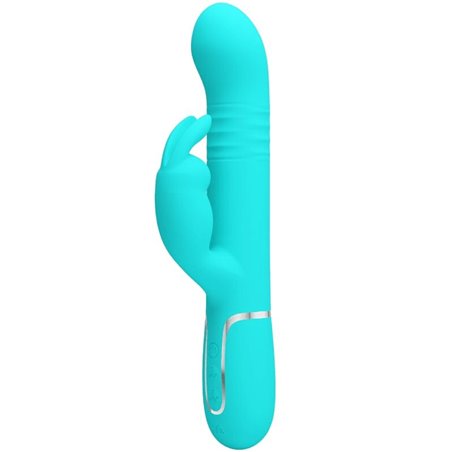 Pretty Love Coale - Vibratore Rabbit con Rotazione e Up & Down - Verde