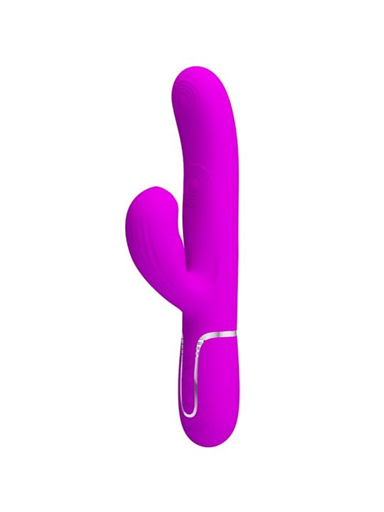 Pretty Love Perlita - Vibratore Rabbit in Silicone Succhia Clitoride Viola