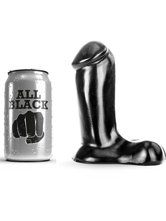 All Black - Dildo Realistic 14 CM