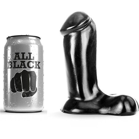 All Black - Dildo Realistic 14 CM