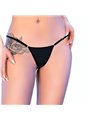 CHILIROSE - CR 4382 THONG BLACK S/M