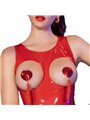 Chilirose CR 3623 - Copricapezzoli Adesivi con Paillettes e Nappe - Rosso