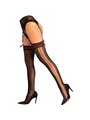 Livco Corsetti Loliwia LC 19330 Calza a Rete Autoreggenti - Taglia Unica Nero