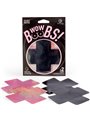 Secret Play Wow Boobs! Copricapezzoli a forma di X - 2 Paia Rosa e Nero