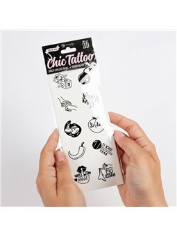 Secret Play Spicy - Set di 10 Tatuaggi Temporanei