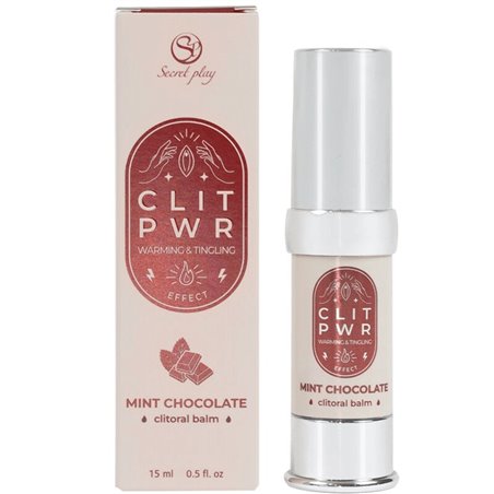 Secret Play Clit Pwr - Balsamo Stimolante per il Clitoride Menta e Cioccolato