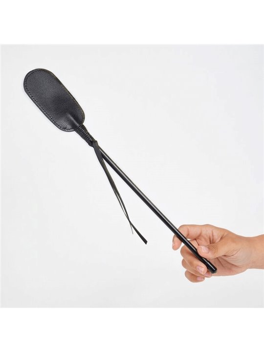 Secret Play - Frusta Sculacciatore in Pelle Vegana - Nero