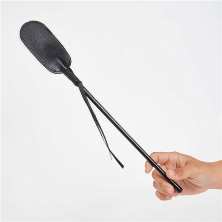 Secret Play - Frusta Sculacciatore in Pelle Vegana - Nero