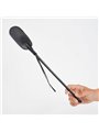 Secret Play - Frusta Sculacciatore in Pelle Vegana - Nero
