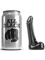 All Black - Pene Realistico con Testicoli e Ventosa 9 CM
