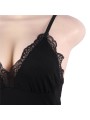 Subblime - Body con Dettagli in Pizzo Floreale Nero S/M