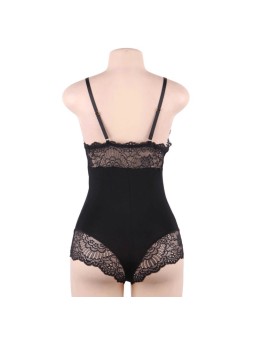 Subblime - Body con Dettagli in Pizzo Floreale Nero S/M