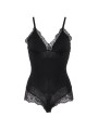 Subblime - Body con Dettagli in Pizzo Floreale Nero S/M