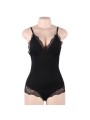 Subblime - Body con Dettagli in Pizzo Floreale Nero L/XL