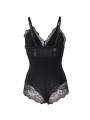 Subblime - Body con Dettagli in Pizzo Floreale Nero L/XL