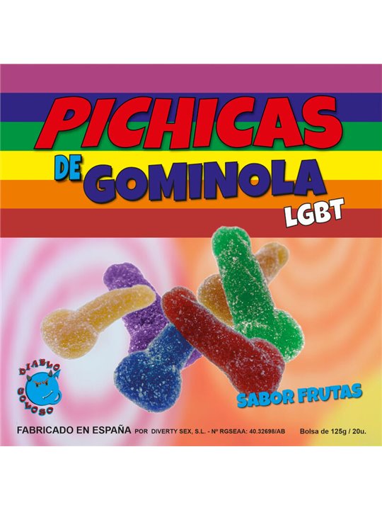 Pride - Gummy Penis Fruits With Sugar Lgbt