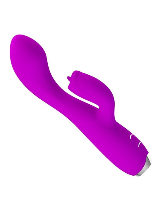 Pretty Love Gloria - Vibratore Rabbit in Silicone con Lingua Vibrante