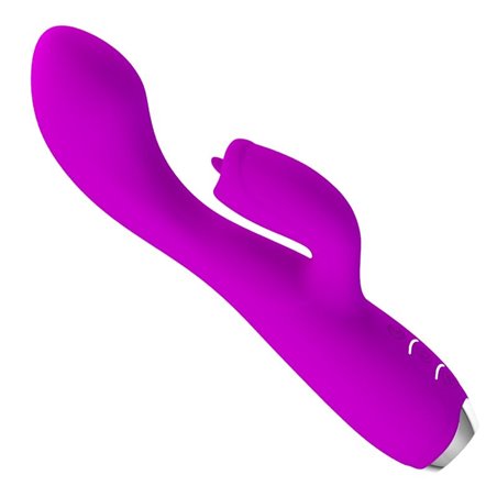 Pretty Love Gloria - Vibratore Rabbit in Silicone con Lingua Vibrante