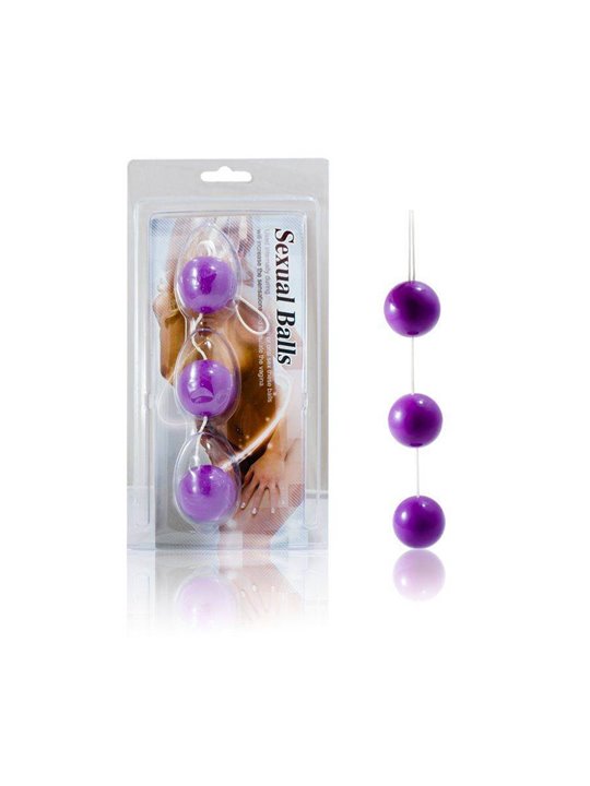 Baile Sexual Balls - Palline Anali e Vaginali in Silicone Viola