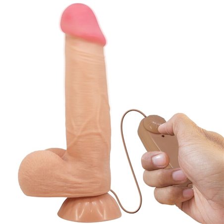 Pretty Love Sliding Skin - Dildo Realistico con Ventosa e Testicoli 21,8 Cm Beige