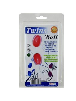 Baile Twins Ball - Palline Anali e Vaginali in Silicone Rosa