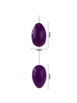 Baile Twins Ball - Palline Anali e Vaginali in Silicone Rosa
