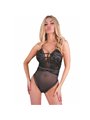 Livco Corsetti Jumolina LC 90735 - Body Seducente in Pizzo S/M Nero