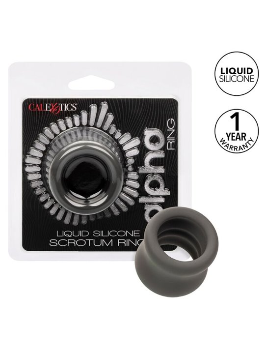 Calexotics - Alpha Scrotum Stretching Ring Black