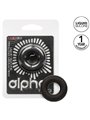  Calexotics Alpha Prolong Medium Ring - Anello Fallico in Silicone Nero