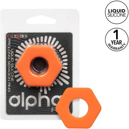 Calexotics - Alpha Prolong Sexagon Ring Orange