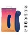  Calexotics Cashmere Satin G - Massaggiatore Intimo a Testa Piatta in Silicone Blu