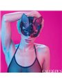 Calexotics Euphoria Cat Mask - Maschera da Gatto Nera in Pelle Vegana