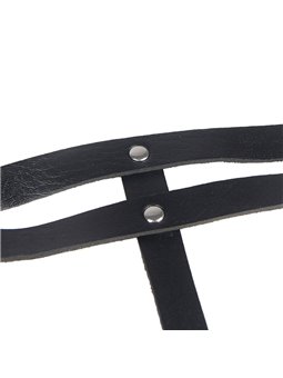 Subblime - Leather Ring Chainbelt Black One Size