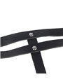 Subblime - Leather Ring Chainbelt Black One Size