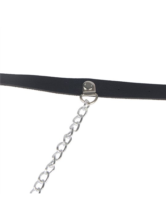 Subblime - Leather Belt Harness Black One Size