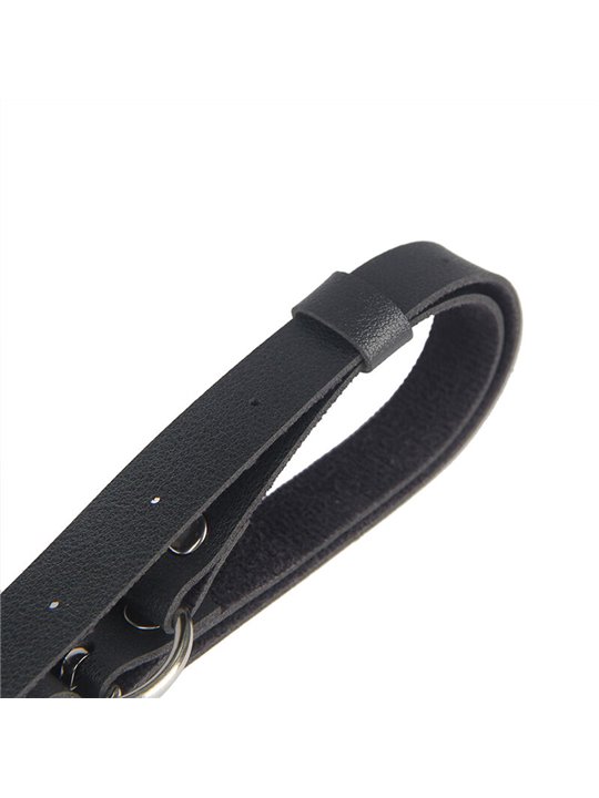 Subblime - Leather Belt Harness Black One Size
