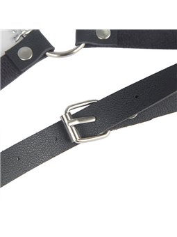 Subblime - Leather Belt Harness Black One Size