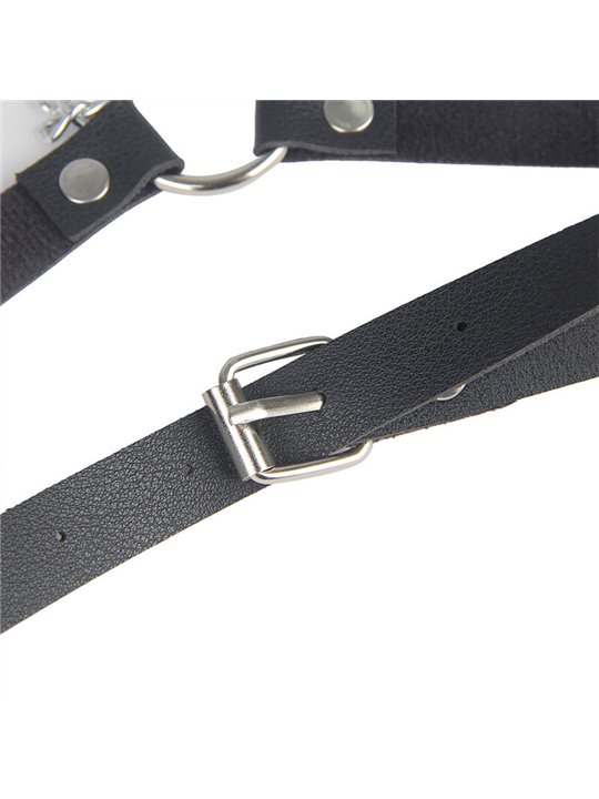Subblime - Leather Belt Harness Black One Size