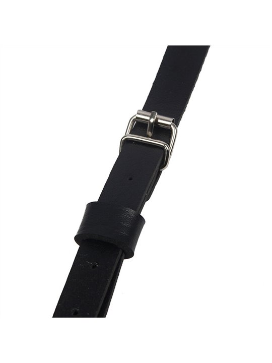 Subblime - Leather Ring Chest Harness Black One Size