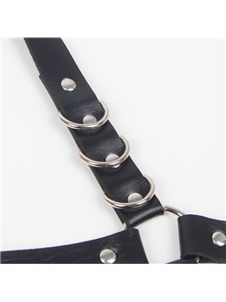 Subblime - Garter Harness With Rings One Size