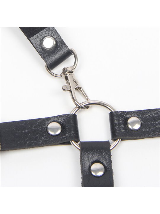 Subblime - Harness With Straps And Chaindetails One Size