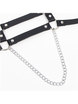 Subblime - Harness With Straps And Chaindetails One Size