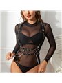 Subblime - Harness With Straps And Chaindetails One Size