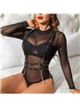 Subblime - Harness With Straps And Chaindetails One Size