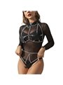 Subblime - Full Body Harness With Star Chaindetail One Size