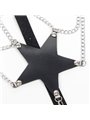 Subblime - Full Body Harness With Star Chaindetail One Size