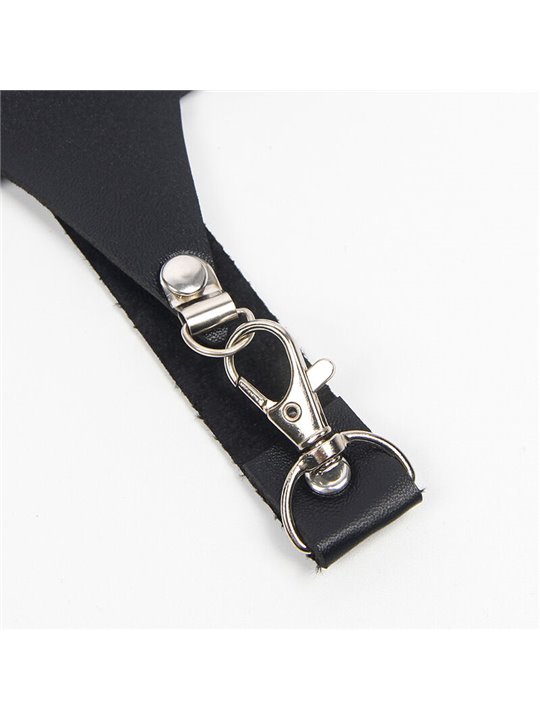 Subblime - Full Body Harness With Star Chaindetail One Size