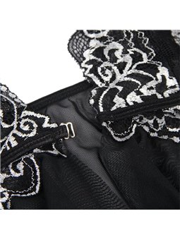 Subblime - Babydoll Fabric Tulle Chest Lace L/Xl