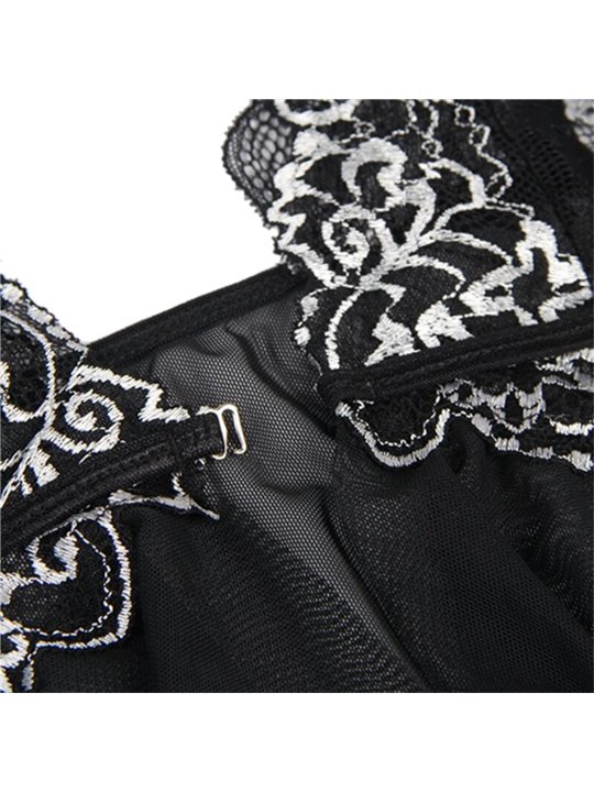 Subblime - Babydoll Asimmetrico in Tulle e Pizzo L/XL